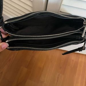 Almost new! Chrome Embossed Signature Zippered Crossbody.